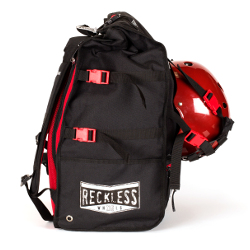 Reckless Backpack - closed with helmet